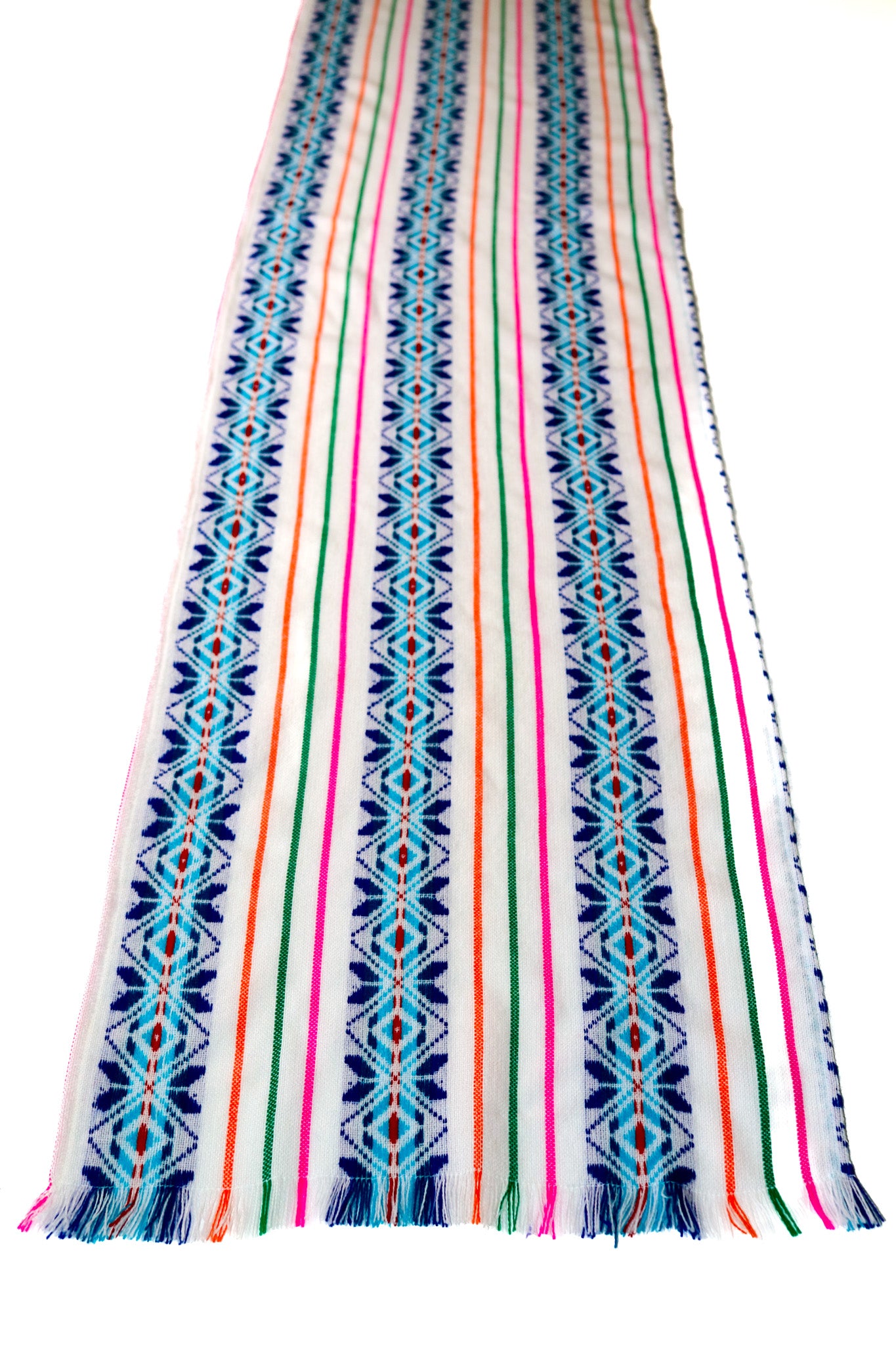 Mexican Fabric Table Runner - BESTSELLER white