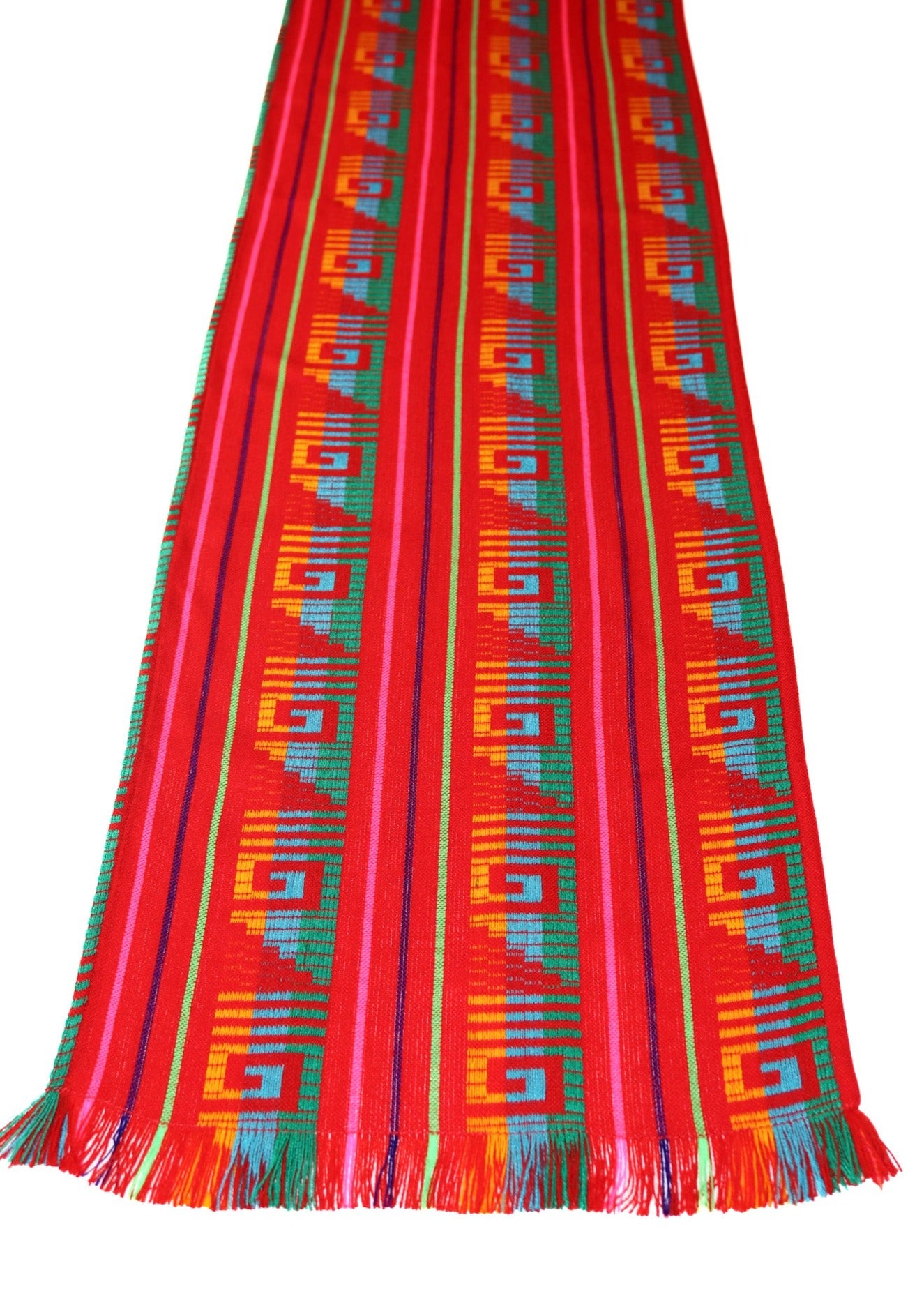 Mexican Fabric Table Runner - Fiesta Red