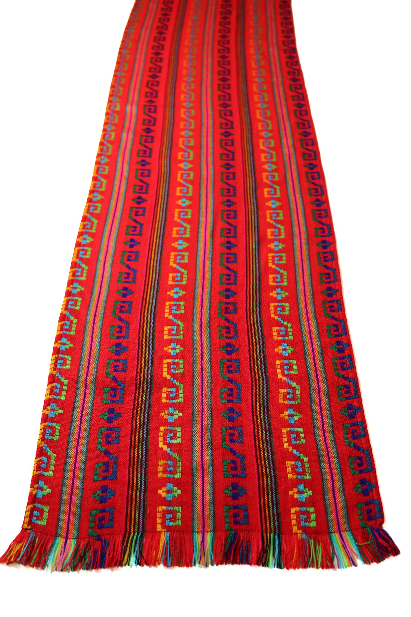 Mexican Fabric Table Runner - Fiesta Red