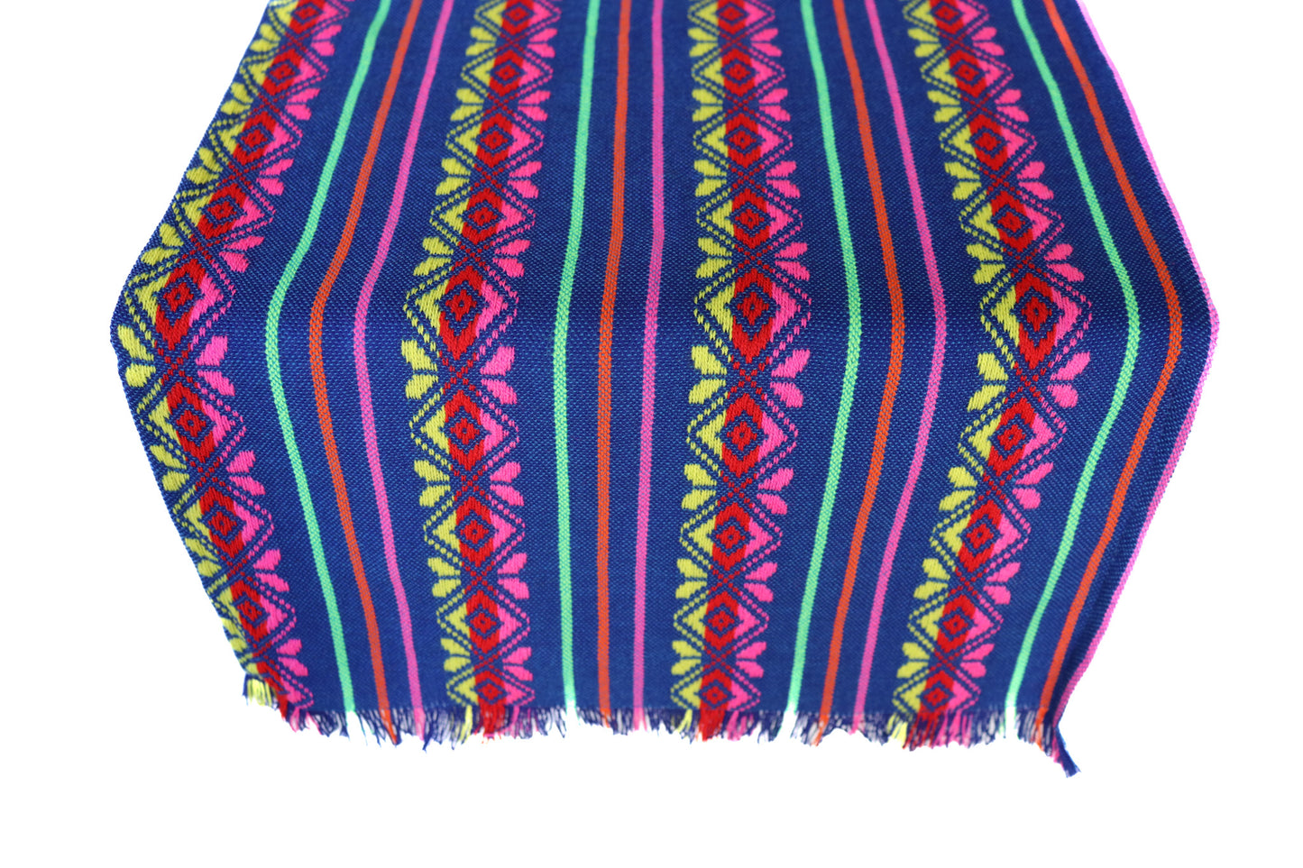 Mexican Fiesta Table Runner or Tablecloth- Dark teal