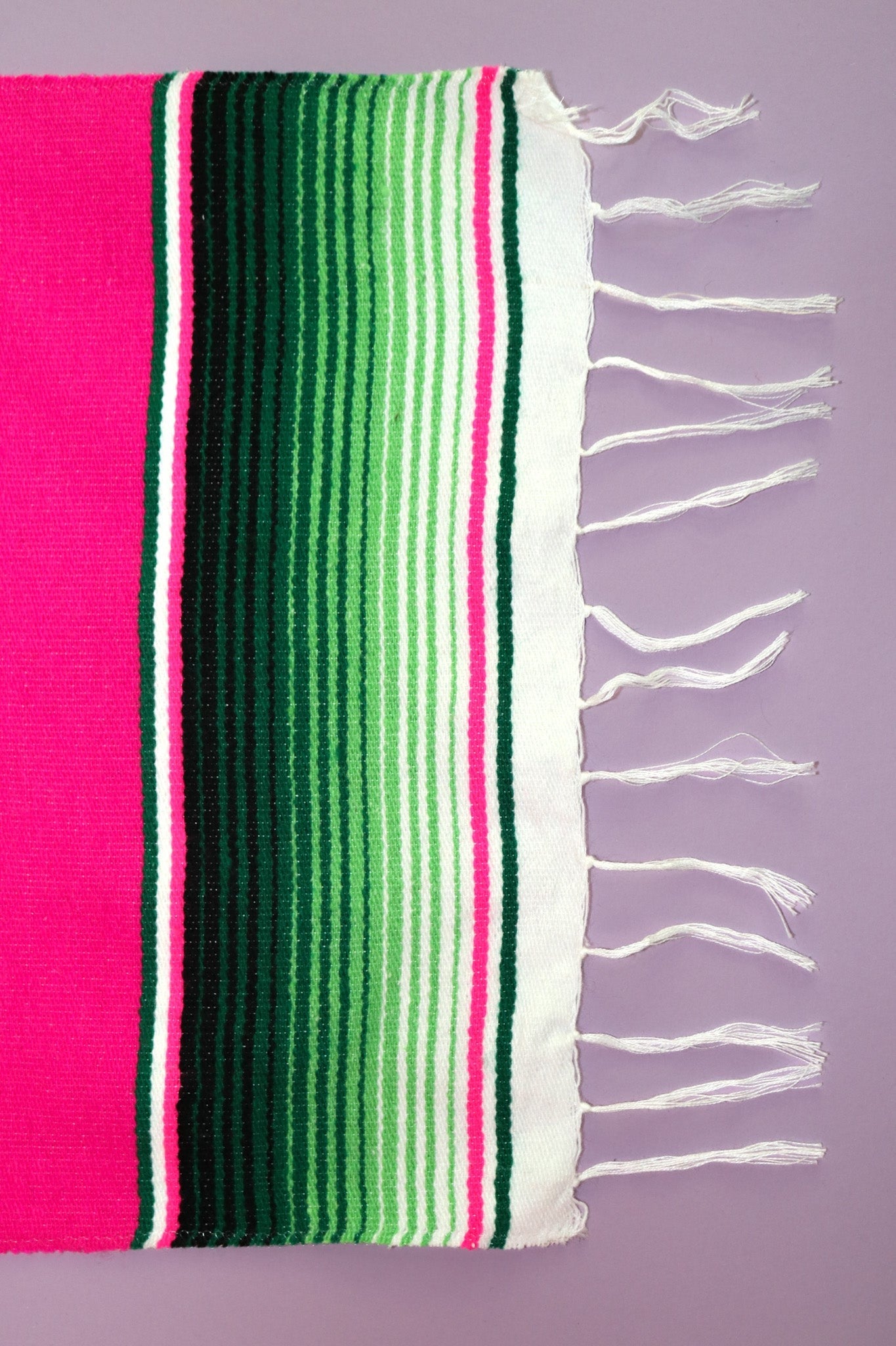 Mexican serape- pink rainbow