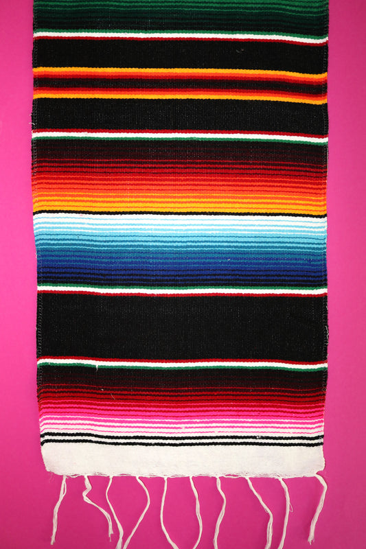 Southwestern Mexican Serape Multicolor 68" Table Runner