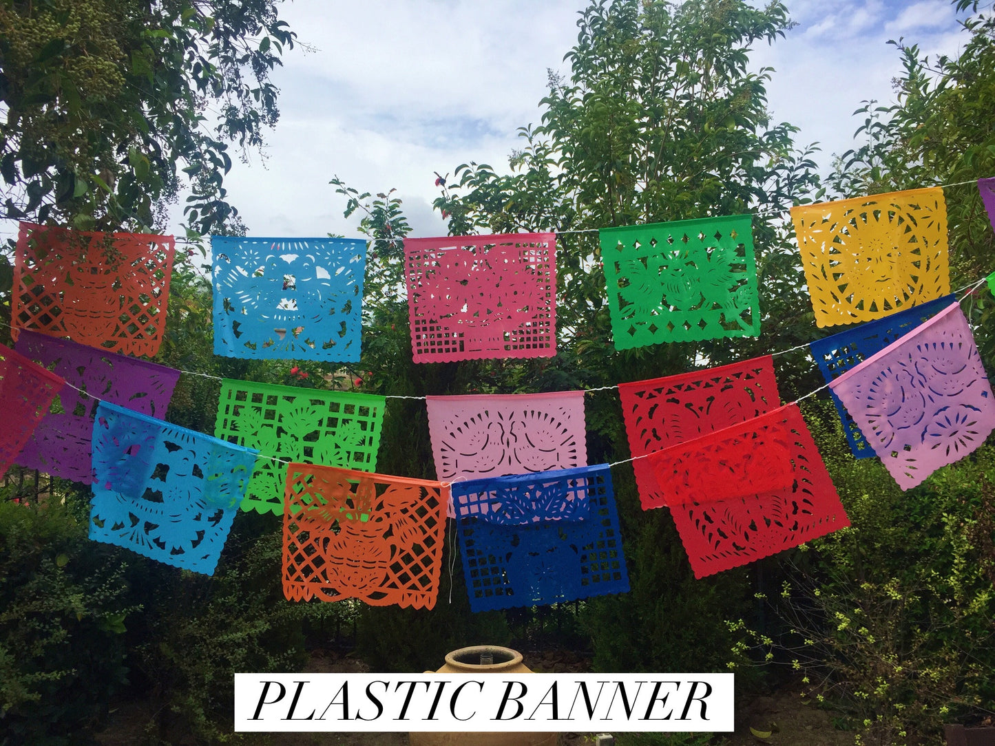 Papel Picado Mexican Banner. Large - MesaChic - 3