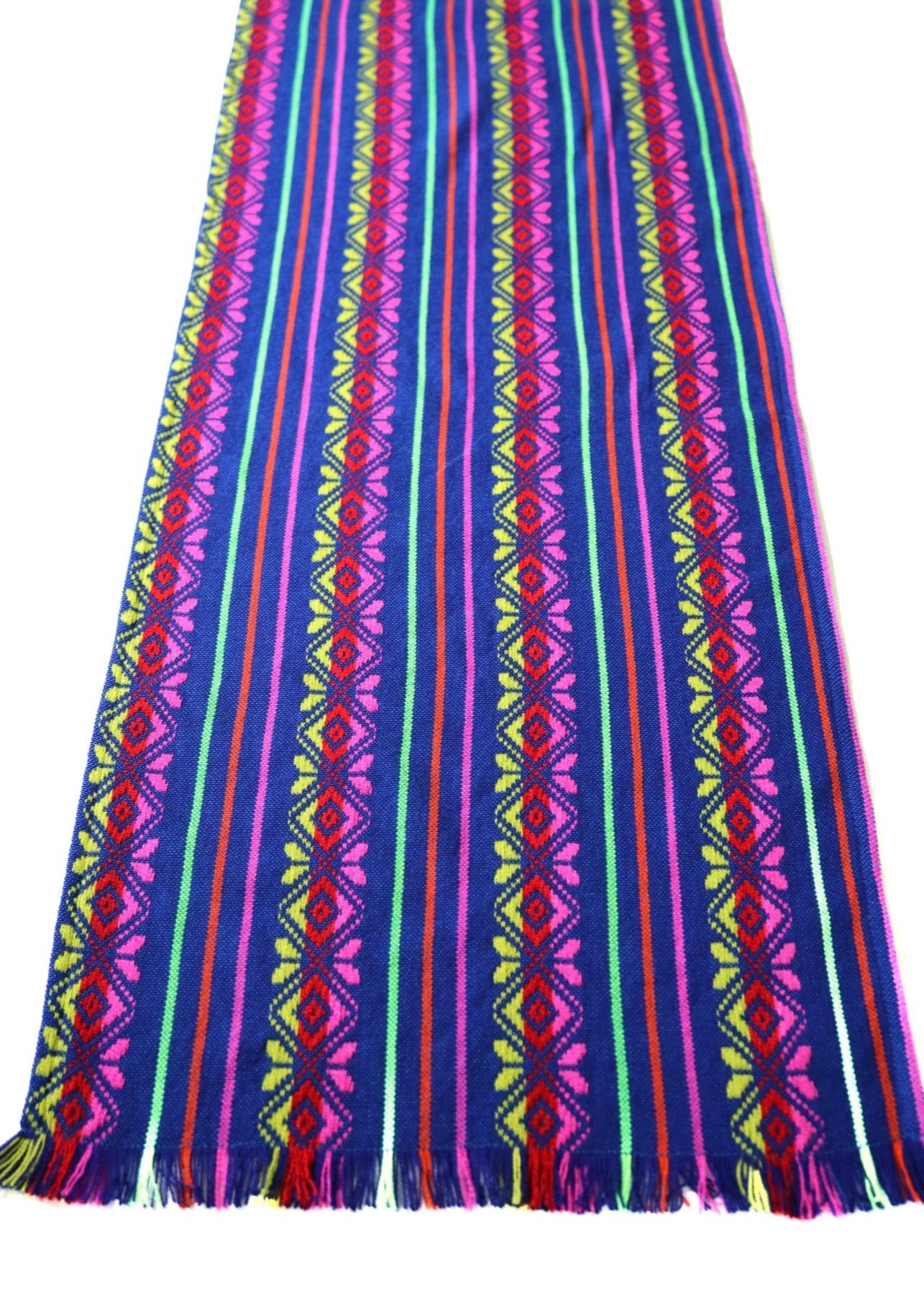 Mexican Fiesta Table Runner or Tablecloth- Dark teal