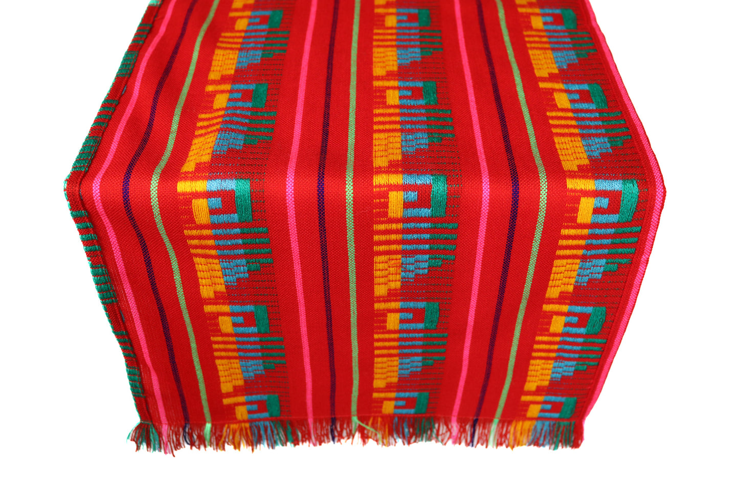Mexican Fabric Table Runner - Fiesta Red