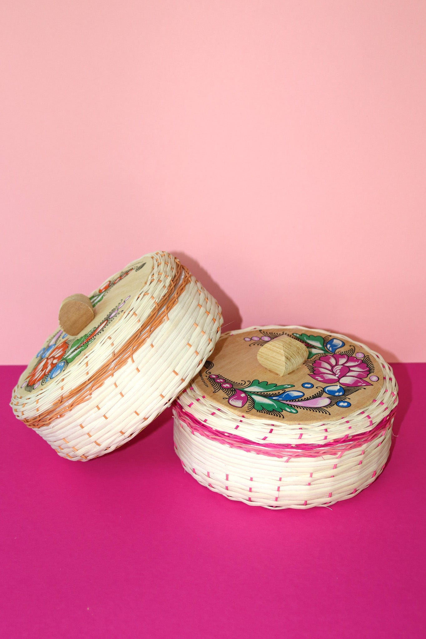 Mexican painted tortillero -assorted colors