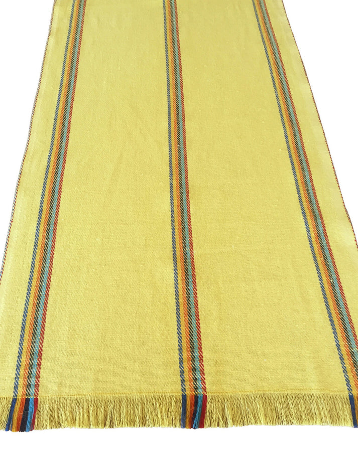 Mexican yellow jerga table runner – MesaChic