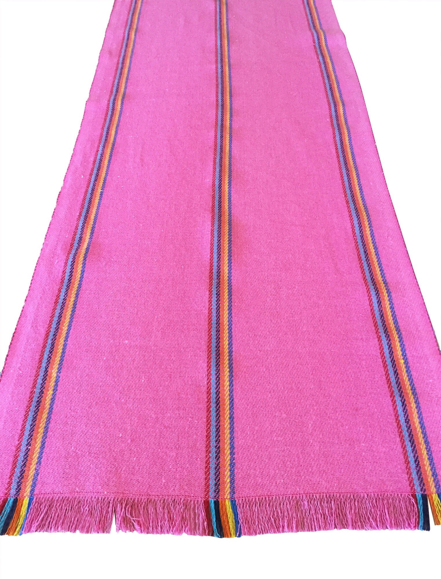 Mexican pink jerga table runner - MesaChic - 1