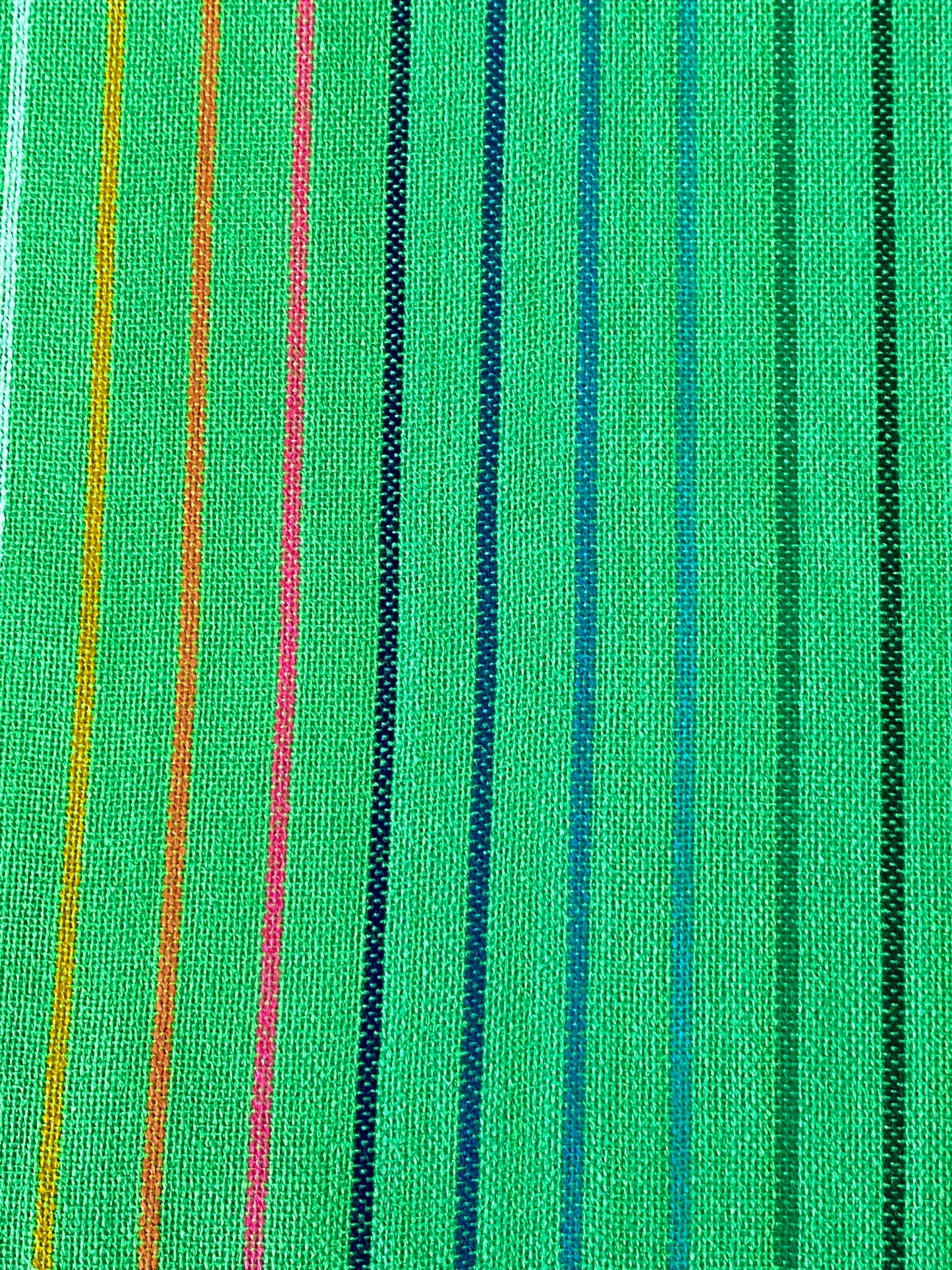 Fiesta decorations Table Runner- Lime green striped