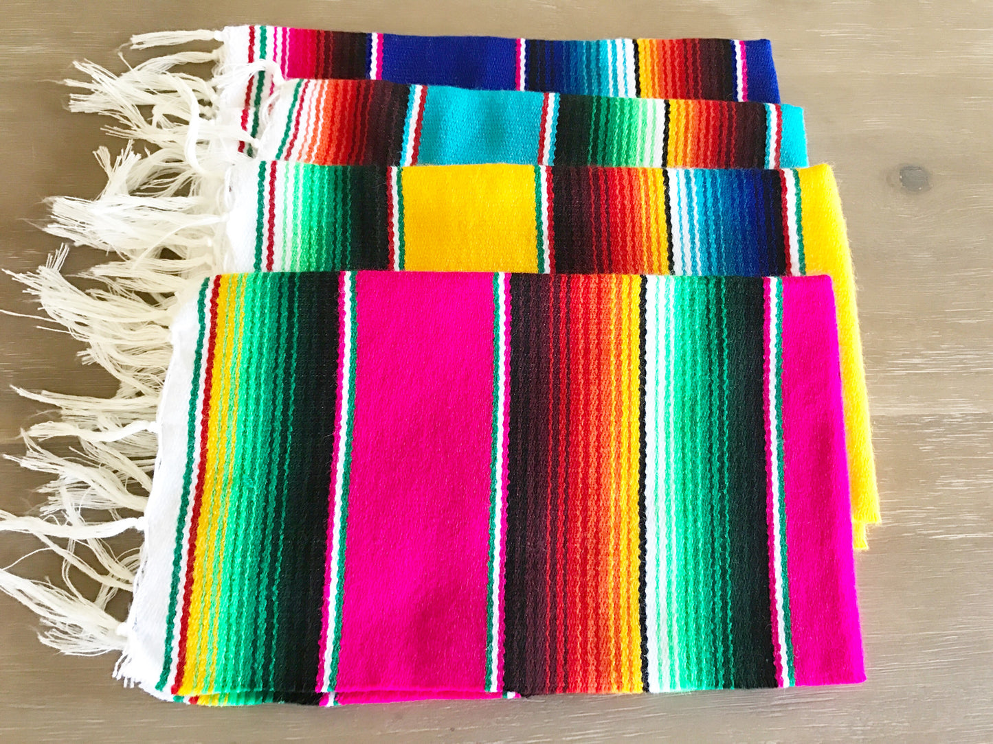 Mexican Serape placemats -Set of 4