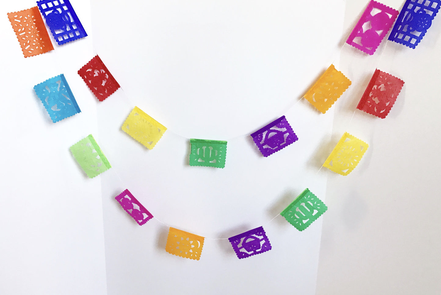 Mini papel picado banner