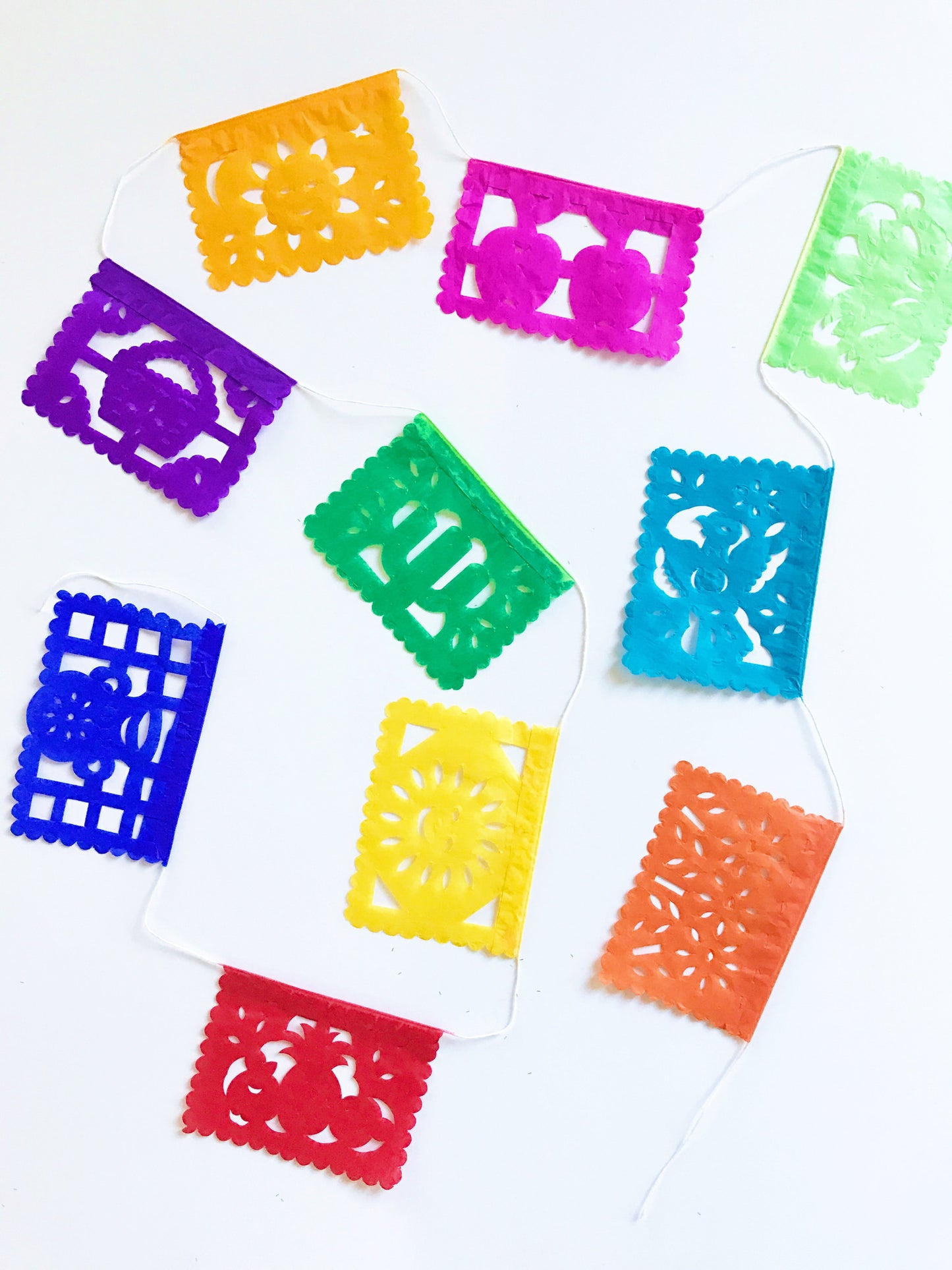 Mini papel picado banner