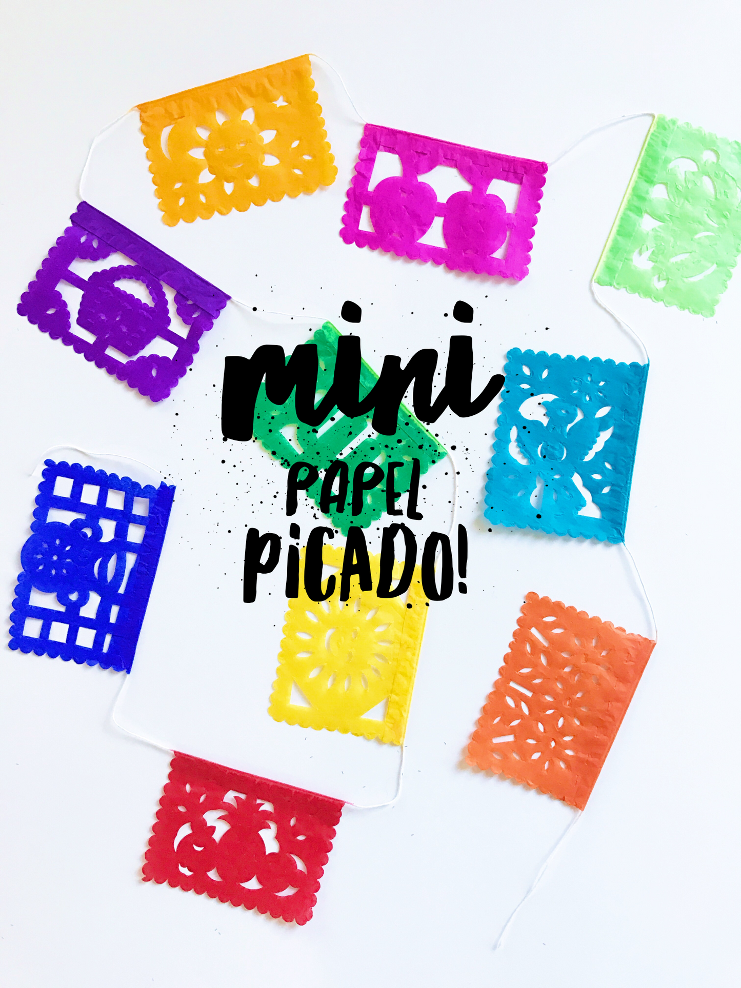 Mini papel picado banner