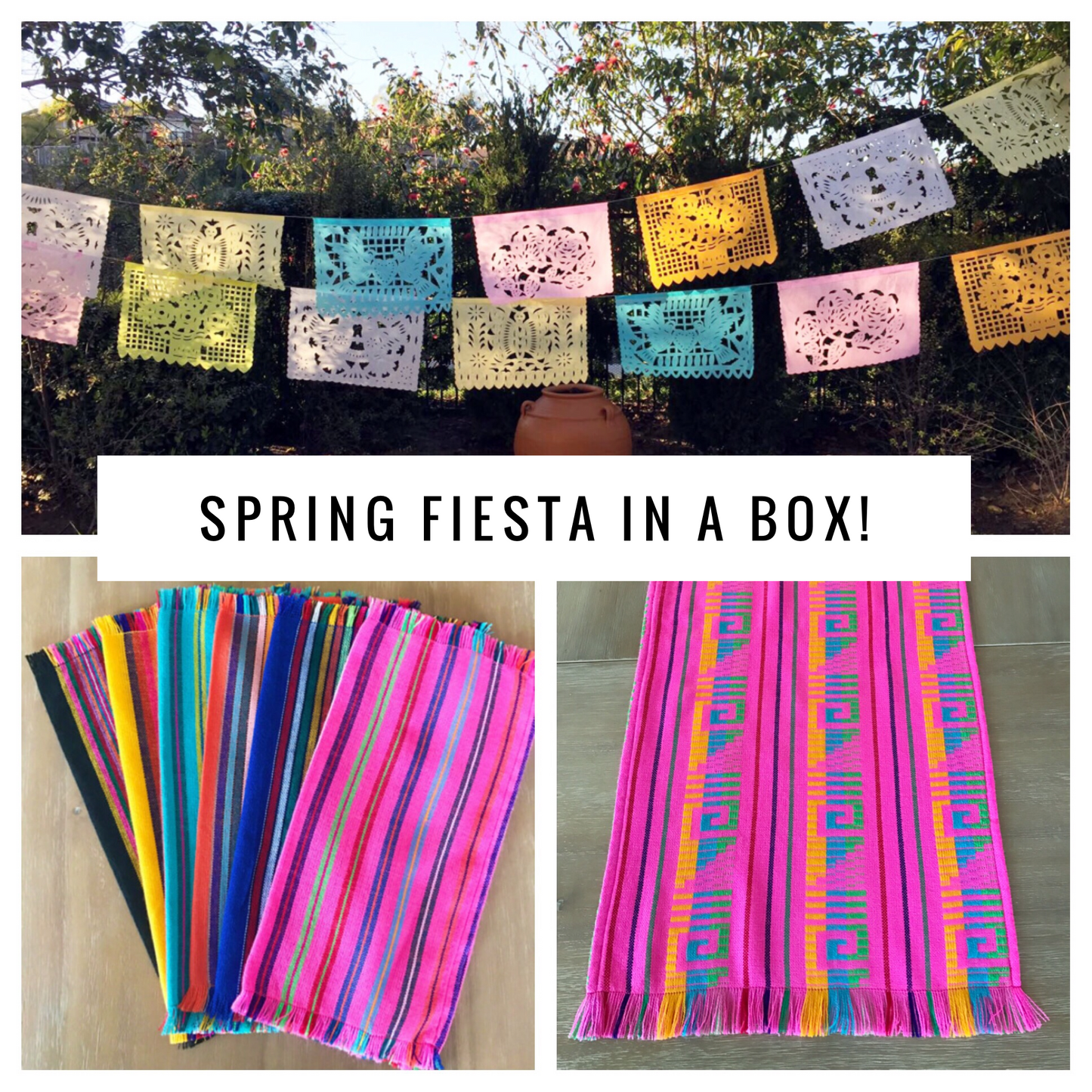 Spring Fiesta in a box Mexican Party pack decoration set