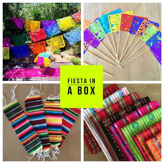 Fiesta in a box Mexican Party pack decoration set - MesaChic