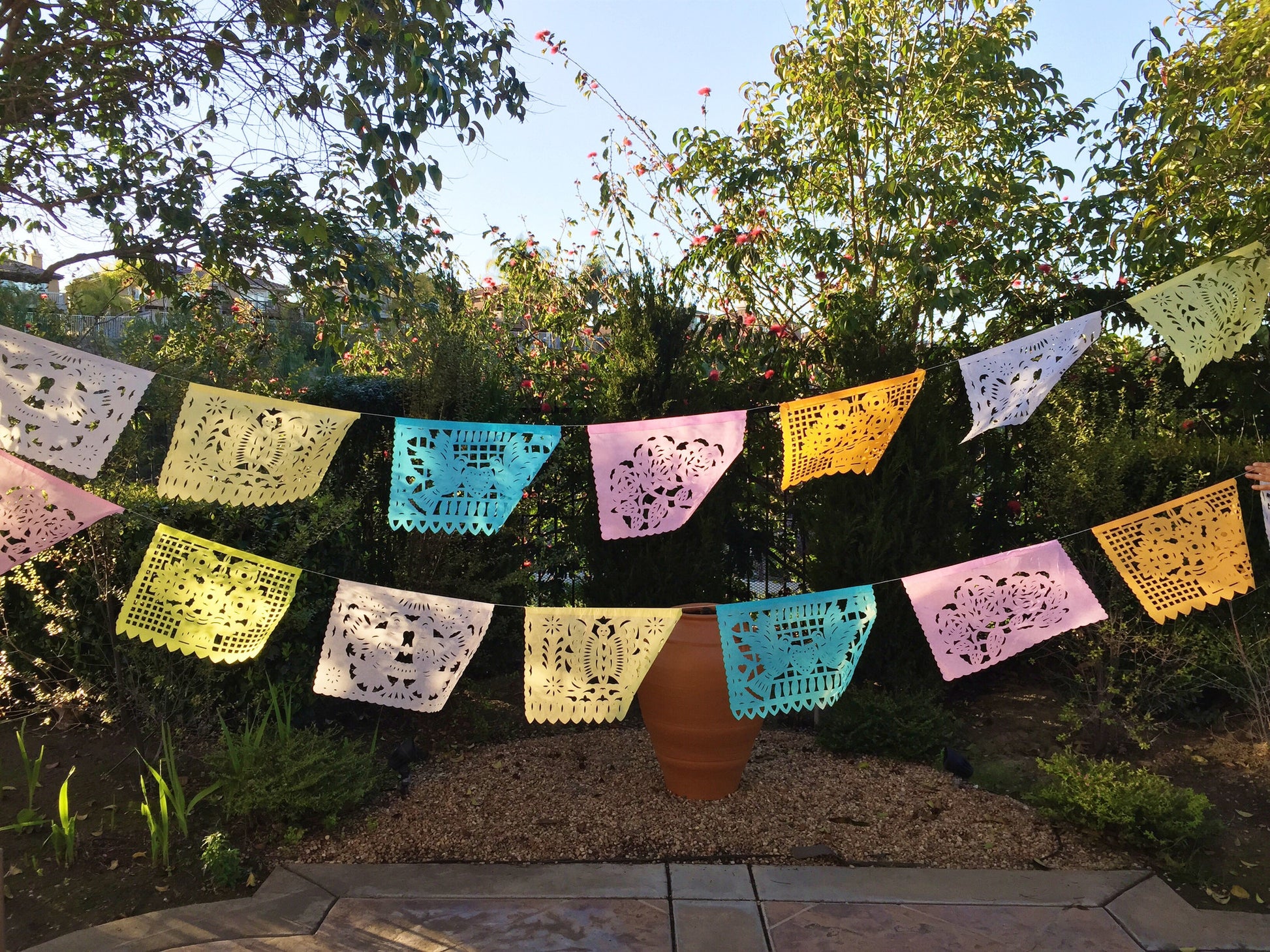 Papel Picado banner Pastel colors bunting - MesaChic - 4