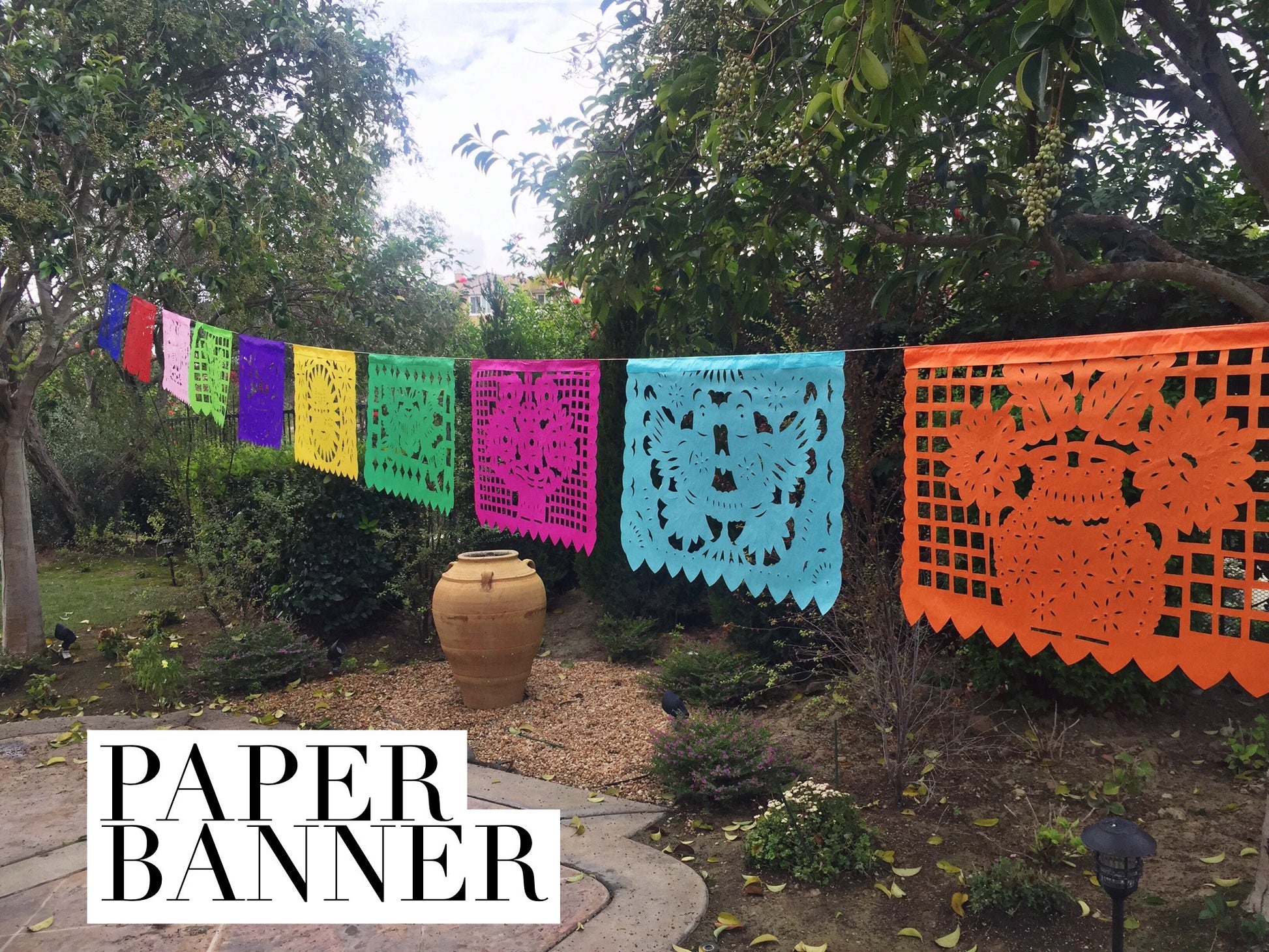 Papel Picado Mexican Banner. Large - MesaChic - 5