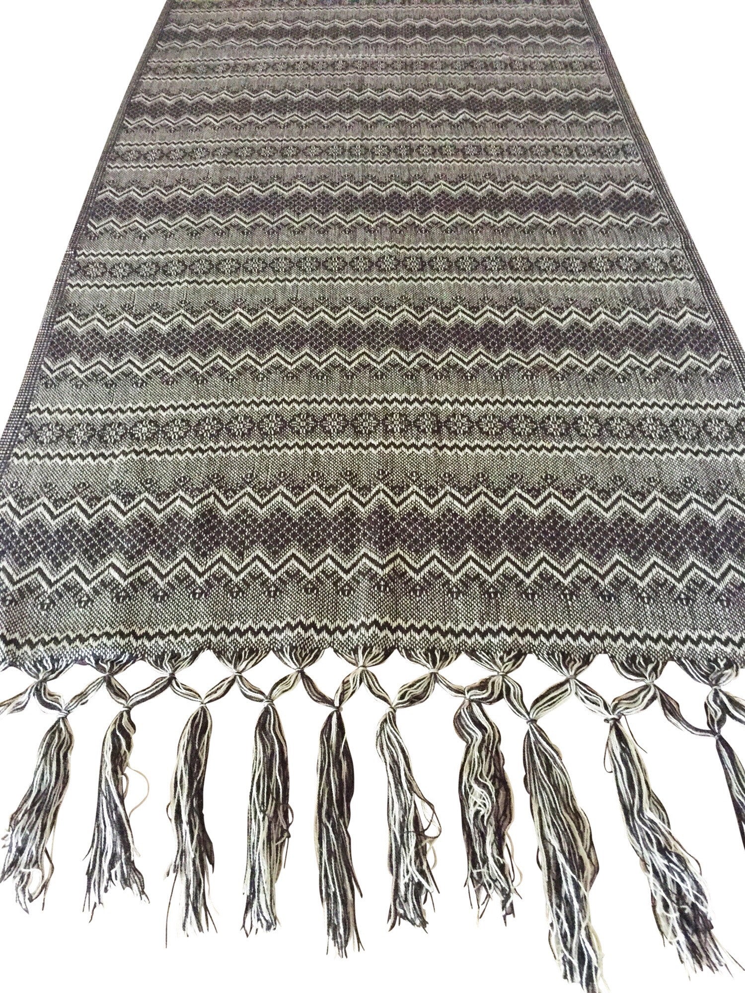 Handwoven Mexican Blanket or throw -Lightweight - MesaChic - 2